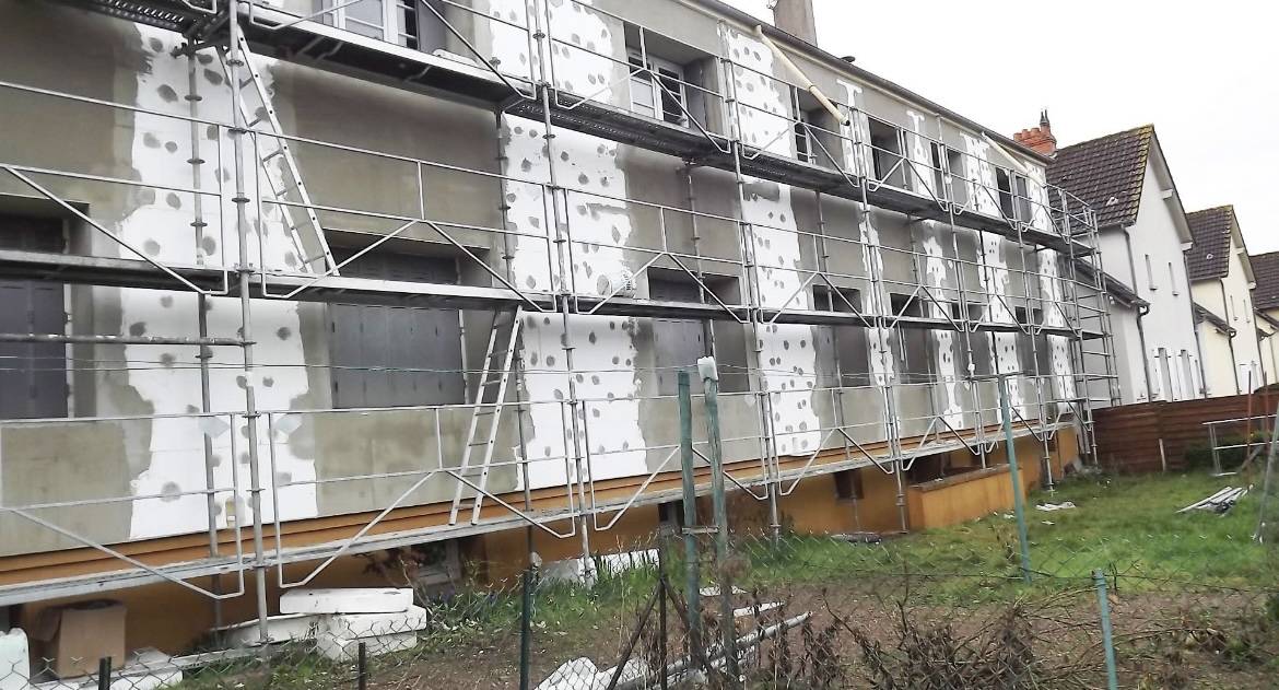 Les Compagnons du Patrimoine : entreprise d&#8217;isolation extérieure et ravalement de façade à Saint-Louis près de Huningue, Mulhouse, Colmar, Belfort et Strasbourg Illzach 1